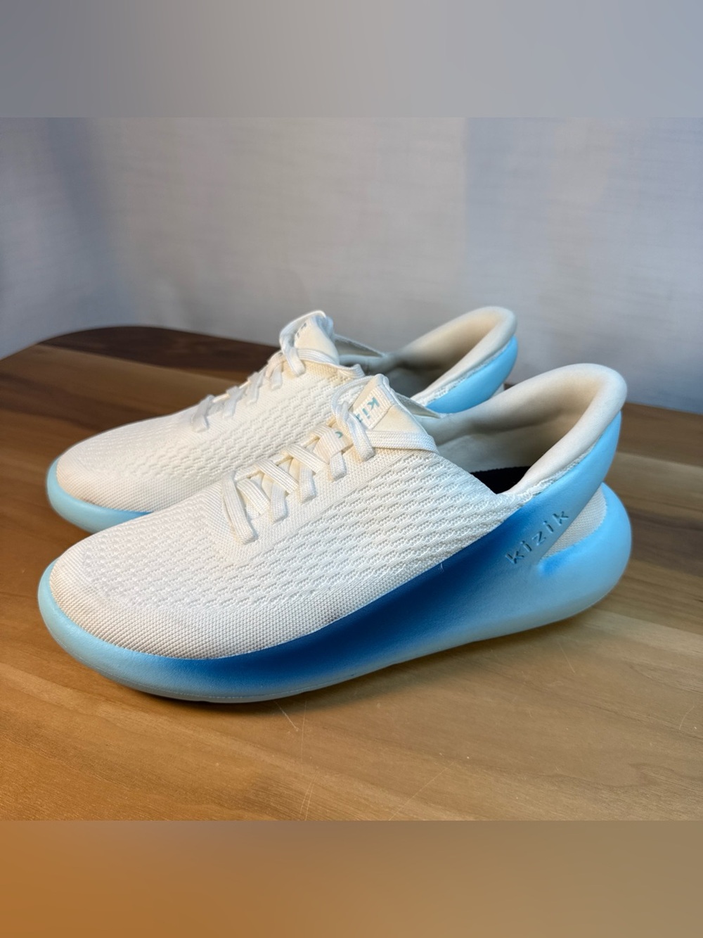 Kizik Roamer Mens Shoes White Glacier Hands Free Slip On Comfort Sneaker M,s 9